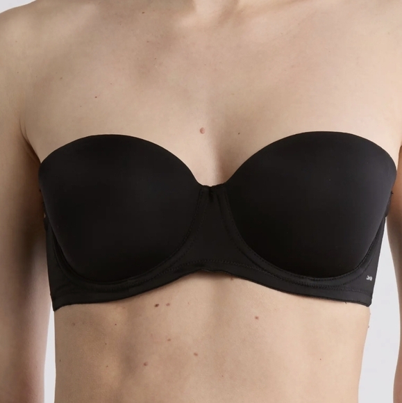 Calvin Klein black full coverage lightly lined underwire bra strapless option - Picture 4 of 10
